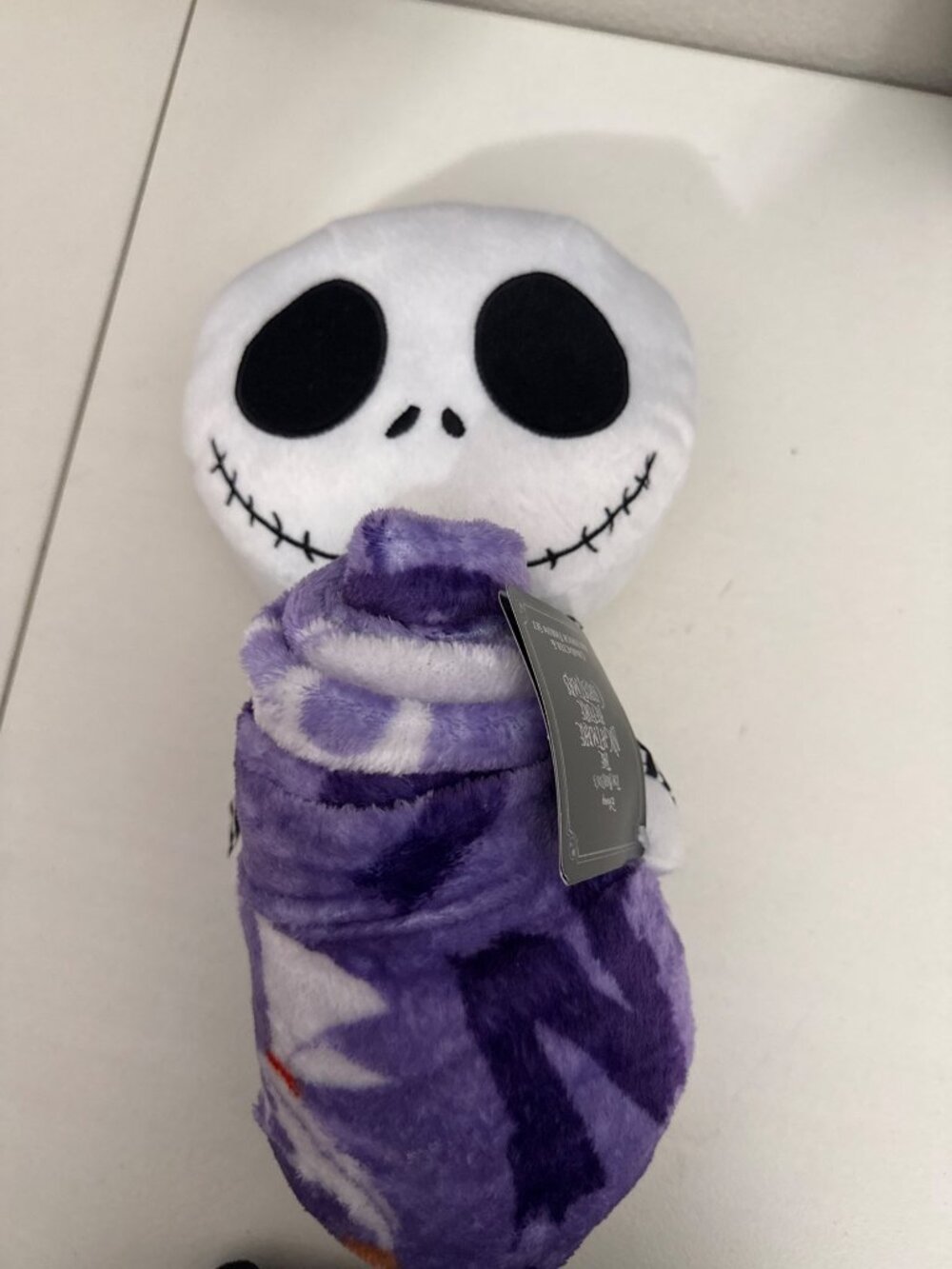 Jack Skellington Plush Purple Blanket The Nightmare Before Christmas Disney